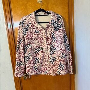 Savanna Jane Multicolored Jacket Size 1X